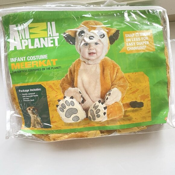 Animal Planet Meerkat Costume For Kids 18-24 Months - Jungle Outfit Baby Infant - Picture 2 of 9